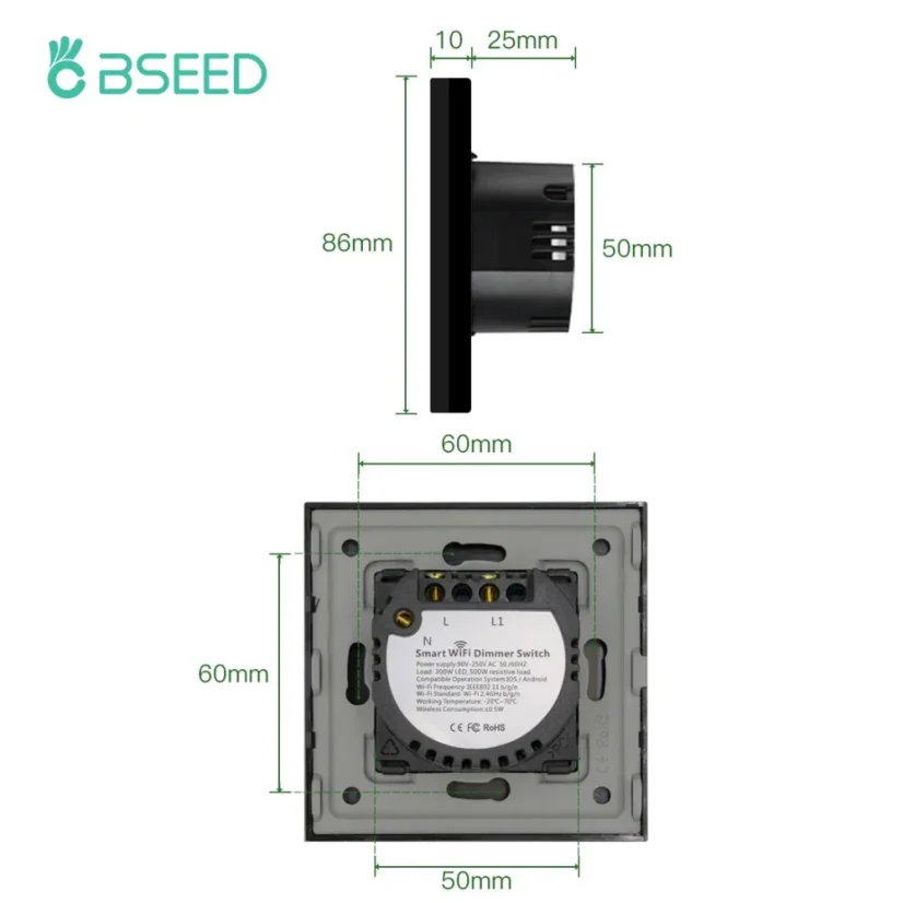 BSEED chytrý stmívač osvětlení se ZigBee