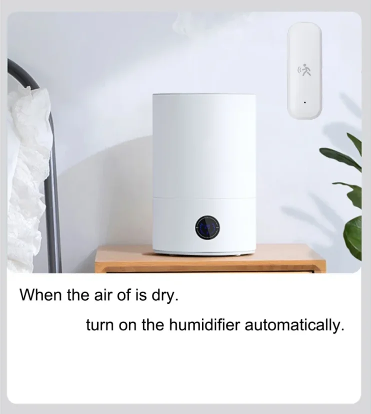 Haozee Multifunkčný Zigbee senzor prítomnosti