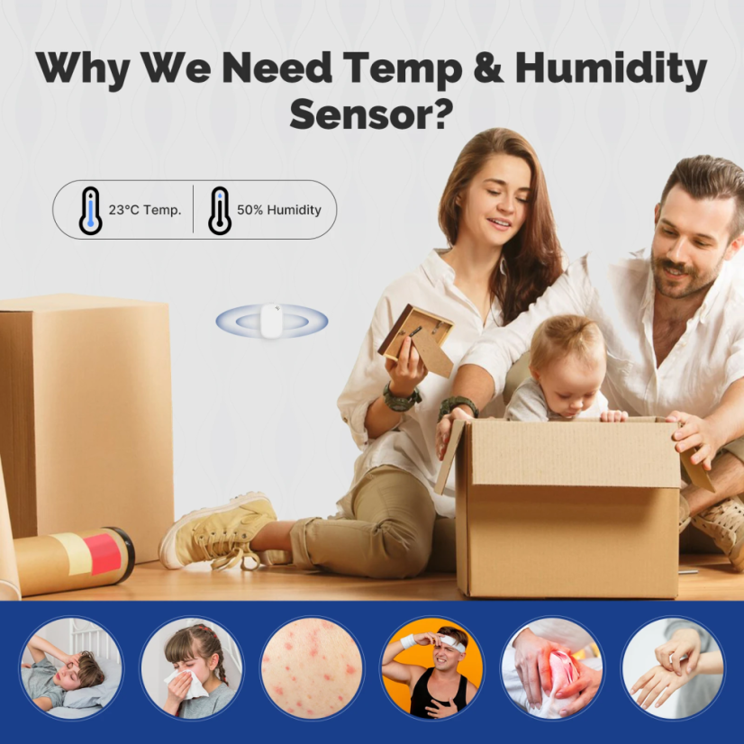 MOES Zigbee intelligenter Temperatur- und Feuchtigkeitssensor