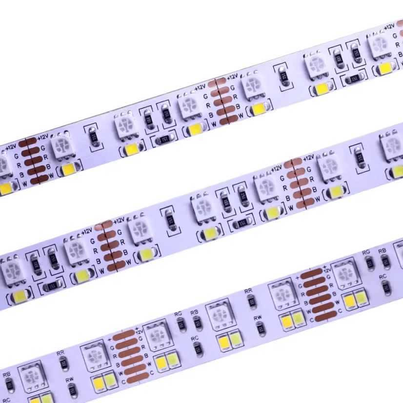 LED-Streifen - RGBWW 120 LEDs/m, IP20, 12 V