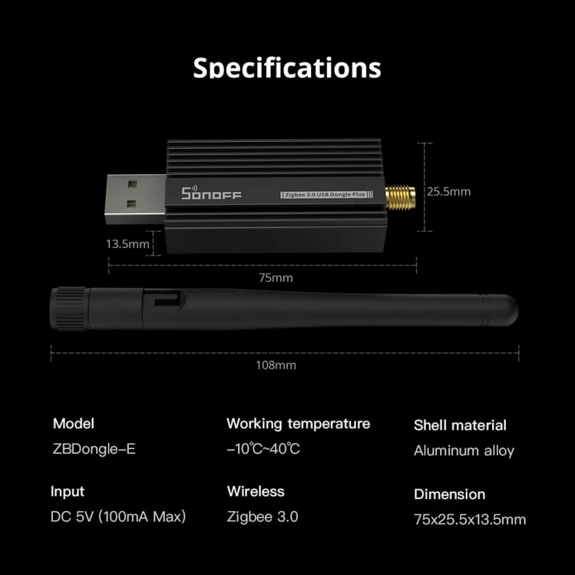 SONOFF Zigbee 3.0 USB Dongle E