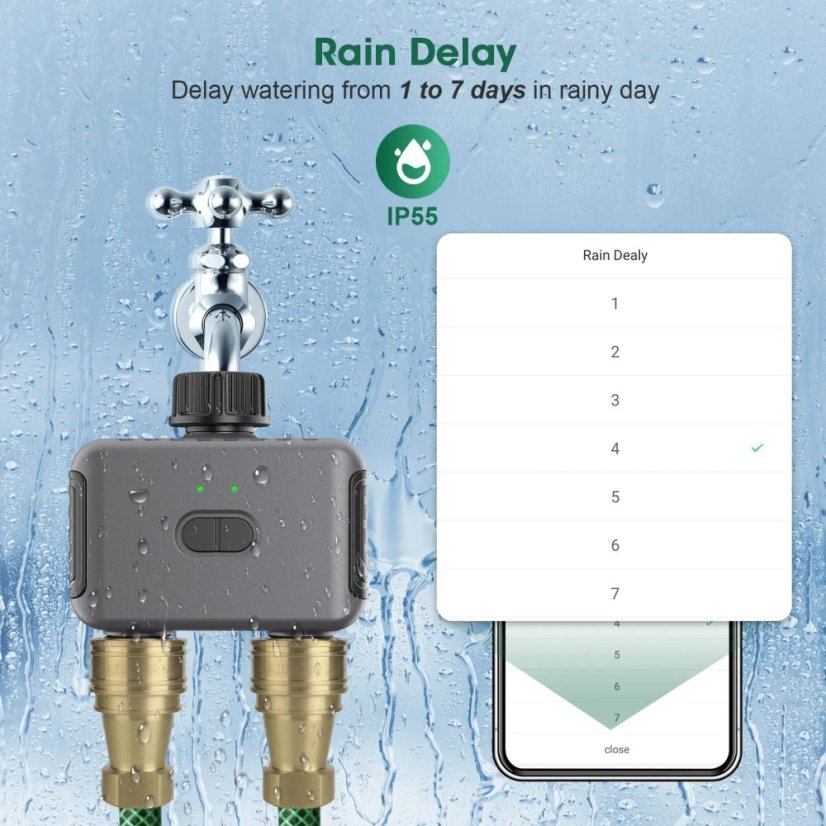 Haozee Timer per irrigazione e sprinkler Zigbee