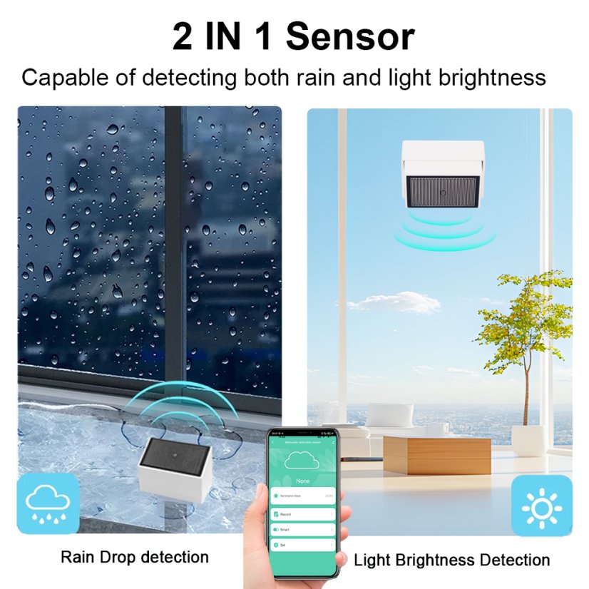 Haozee Zigbee Regentropfen-Detektionssensor