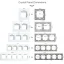 BSEED glass drawer frames