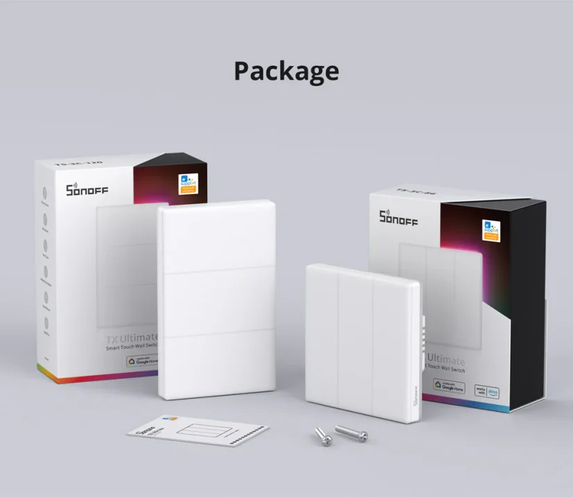 SONOFF TX Ultimate - Anzahl der Tasten: 3