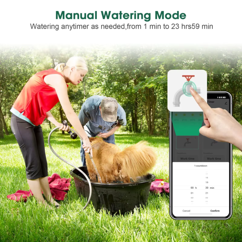 Haozee Timer per irrigazione e sprinkler Zigbee
