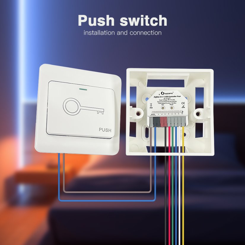 GLEDOPTO GL-C-301P - Ultra Mini ZigBee Pro+ 5w1 Inteligentny Sterownik LED