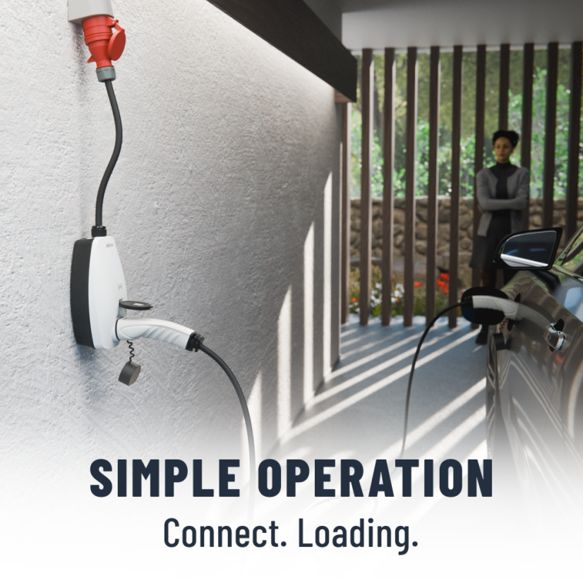 ABSINA Wallbox 11 kW – App- & RFID-Ladestation für E-Autos