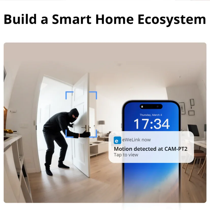 SONOFF CAM Pan-Tilt 2 Smart Indoor Home Security Camera | CAM-PT2