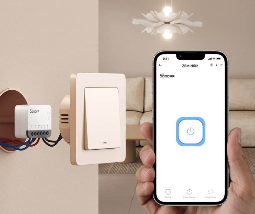 Chytrý vypínač SONOFF ZBMINI R2