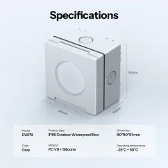 SONOFF EWPB – Zewnętrzna skrzynka IP65 do serii Fusion