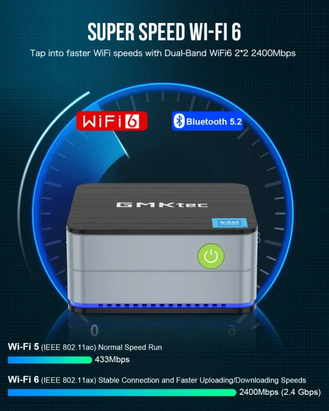 GMKtec NucBox G2 Mini PC – Intel 12. gen Alder Lake N100