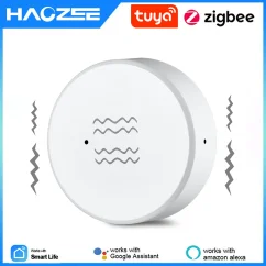 Haozee Sensore Zigbee di Vibrazione e Inclinazione