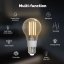 MOES Zigbee 3.0 Chytrá filamentová LED žárovka – CCT a stmívatelná