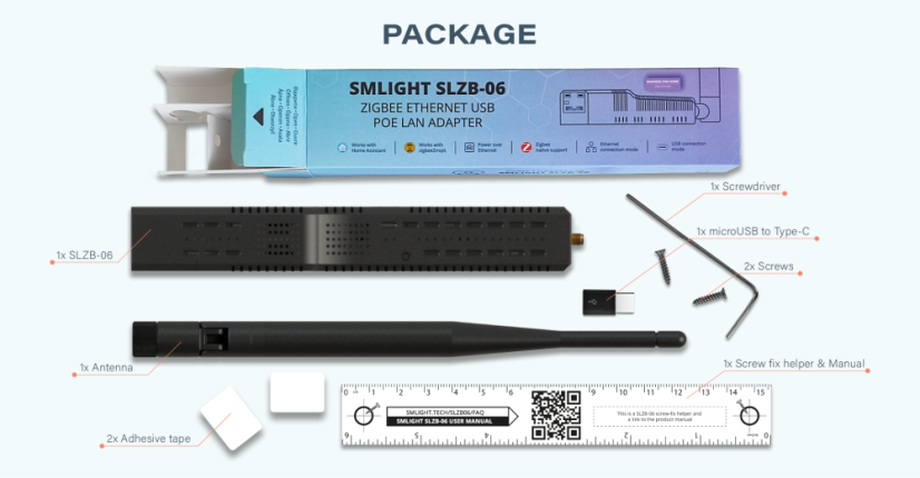 SMLIGHT SLZB-06 - Raccomandato per Zigbee2MQTT