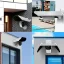 Copertura Universale in Alluminio per Sole e Pioggia per Telecamere di Sicurezza da Esterno