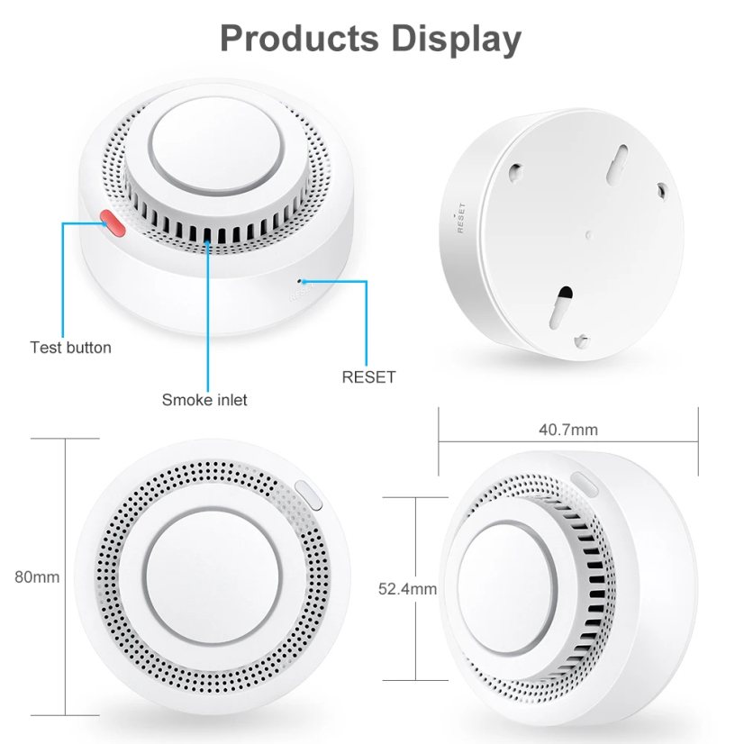 Zigbee/Wi-Fi-Rauchmelder