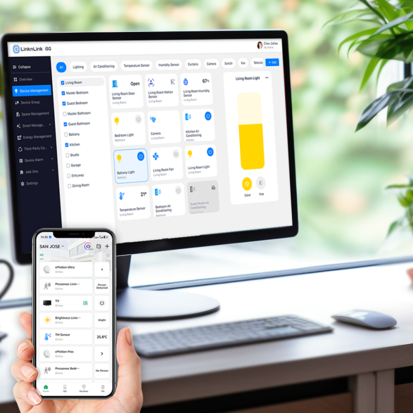 LinknLink iSG Box SE – Smart Home Gateway mit Home Assistant und 8K Android TV Box - Kombination: iSG Box SE + Zigbee Dongle