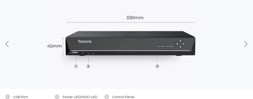 Reolink RLK16-800B8 16kanálový 8MP PoE bezpečnostní kamerový systém