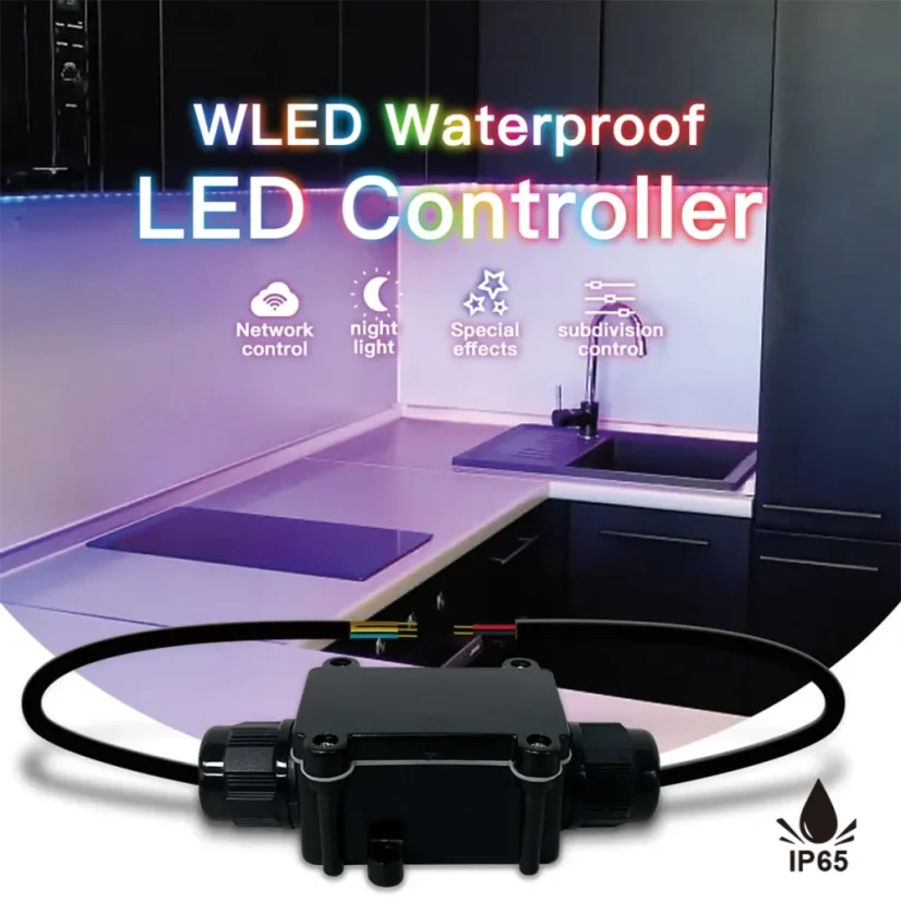 GLEDOPTO GL-C-012WL ESP32 IP65 voděodolný WLED ovladač