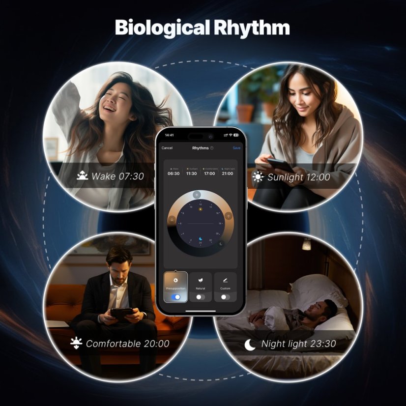 MOES Matter WiFi Lampadina Smart Edison E27