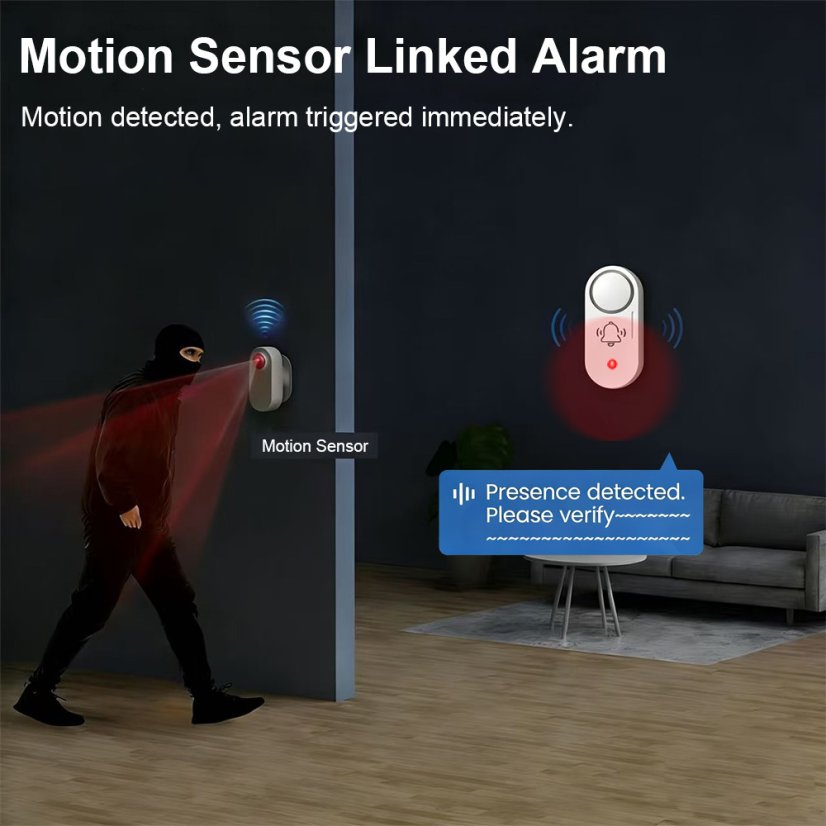 Haozee Zigbee siréna alarm