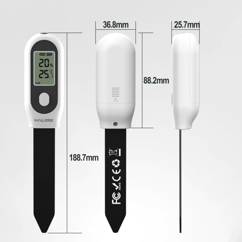 Haozee Zigbee inteligentny czujnik gleby 3-w-1