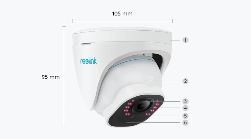 Reolink RLC-820A - Telecamera di Sicurezza PoE 4K
