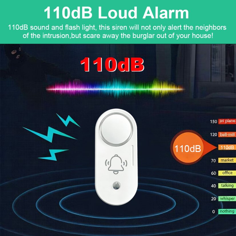 Haozee Zigbee siréna alarm