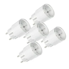 Shelly Plug S Gen3 White, bundle of 5pcs - smart socket with consumption measurement (WiFi, Bluetooth, Matter)
