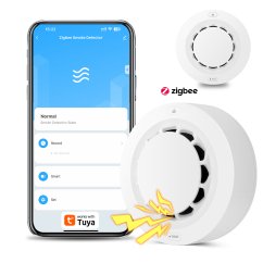 Wale Zigbee bezdrôtový detektor dymu