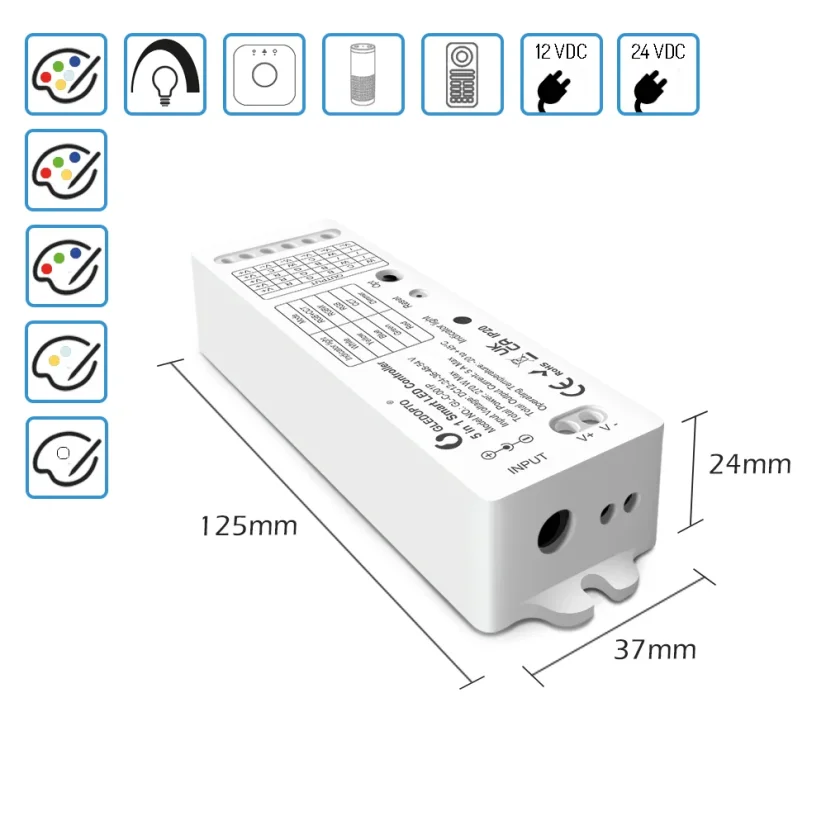 GLEDOPTO GL-C-001P - 5in1 Controller ZigBee 3.0 Pro Version