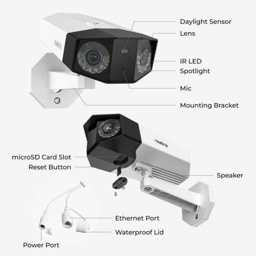 Reolink Duo 3 PoE - Dual-Lens 16MP Überwachungskamera