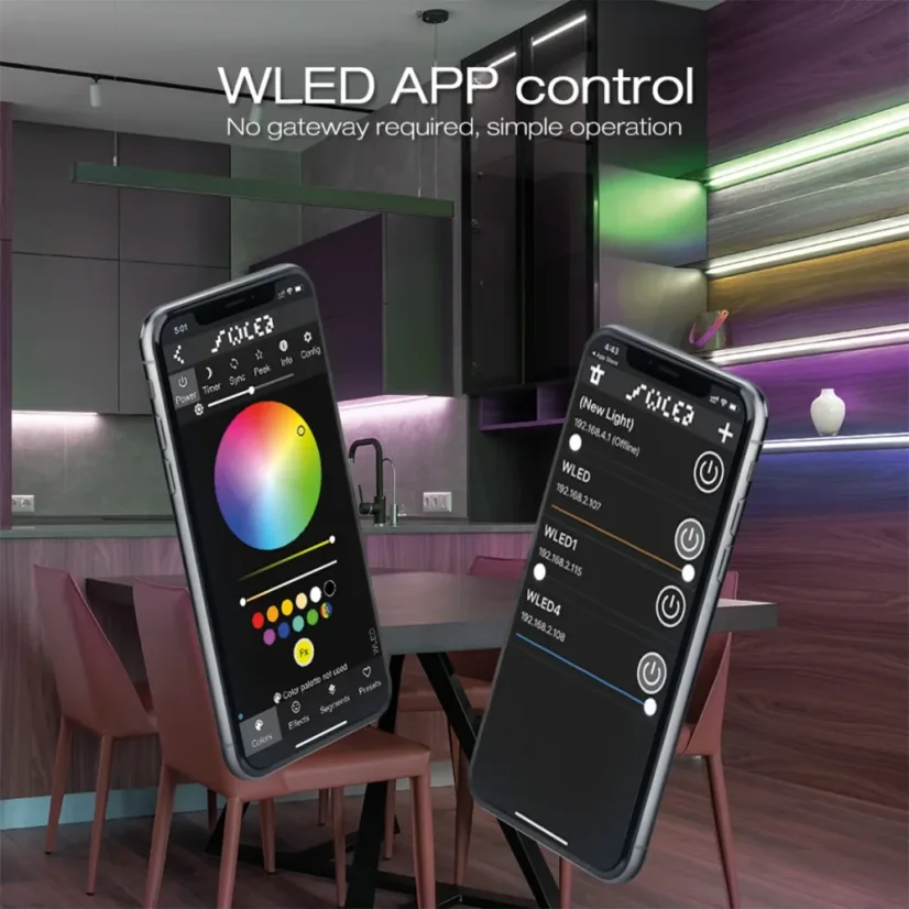 GLEDOPTO GL-C-012WL ESP32 IP65 voděodolný WLED ovladač