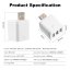 Adattatore micro USB Smart WiFi/Zigbee - Colore: Bianco, Protocollo: Zigbee 3.0, Numero di prese: 3
