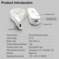 Haozee Tuya Zigbee Pressure & Temperature Humidity Sensor
