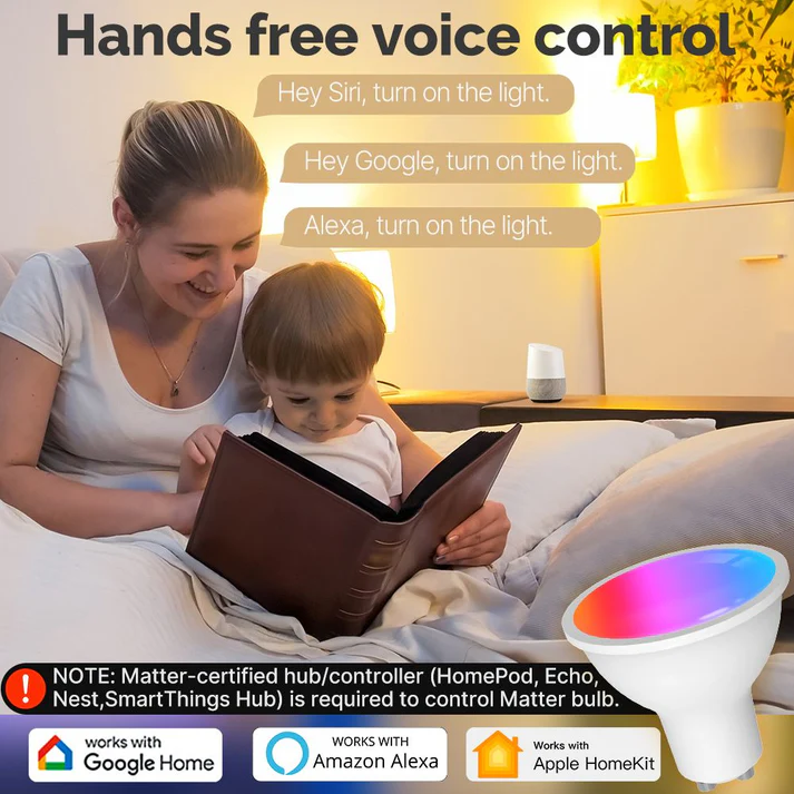 MOES Matter Smart Bulb GU10