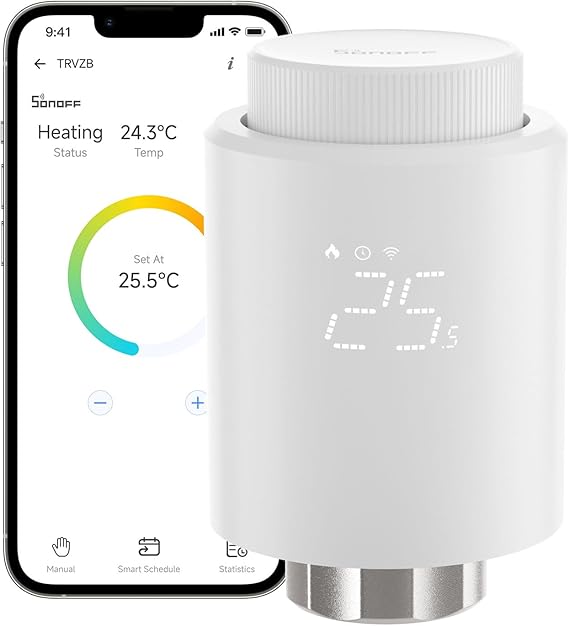 SONOFF Valvola Termostatica per Radiatore Zigbee (TRVZB)
