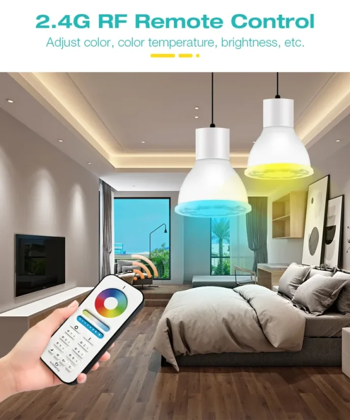 GLEDOPTO GL-S-006P - Zigbee 3.0 Pro GU10 RGB+CCT inteligentny reflektor 5W