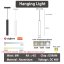 6mm szyny - Inteligentne lampy wiszące Zigbee