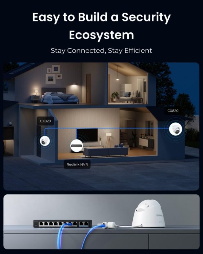 Reolink CX820 - 4K PoE kamera