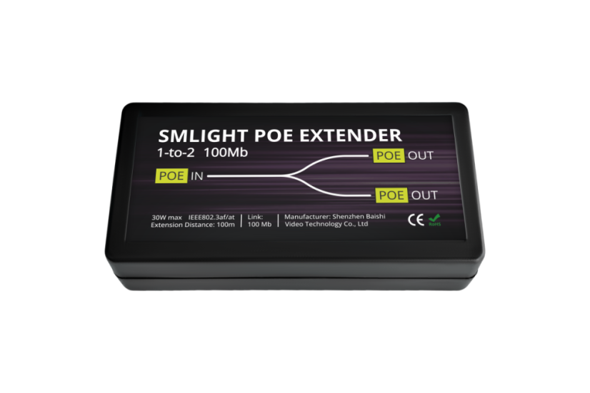 SMLIGHT POE Extender 1-to-2 100Mb