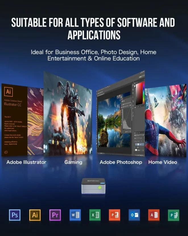 GMKtec NucBox G2 Mini PC – Intel 12. gen Alder Lake N100