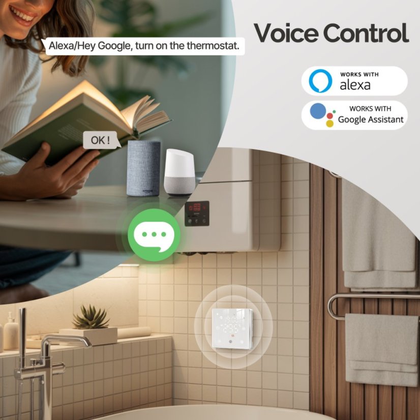 MOES Niedrigenergie-Batterie-Thermostat