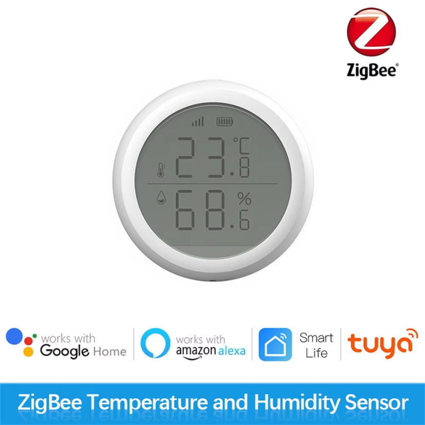Intelligenter Temperatur- und Feuchtigkeitssensor mit Display