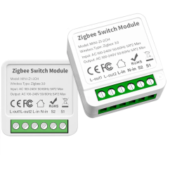 Chytrý vypínačový Zigbee modul - 2 kanálový