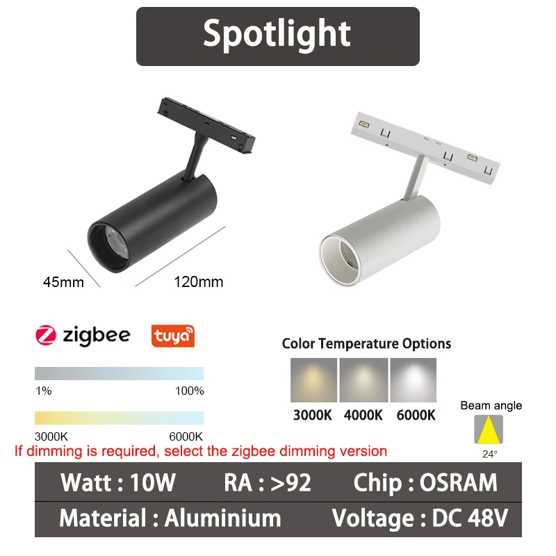 Chytré Zigbee bodová světla - 20 Type