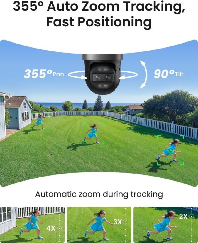Reolink TrackMix PoE – Dual Lens, Smart Tracking