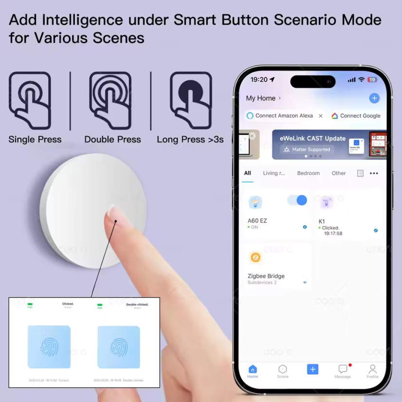 Intelligente Zigbee-Taste ZG-101ZE
