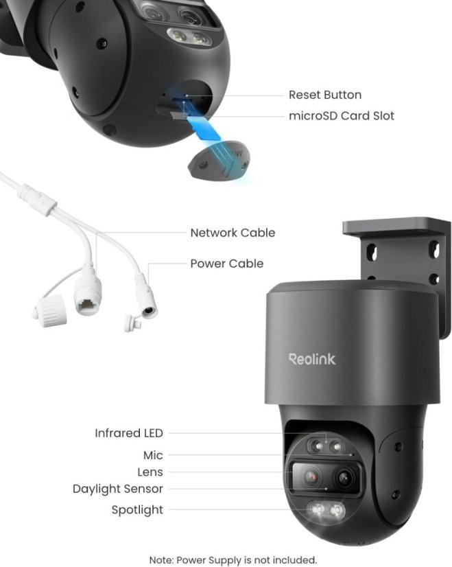 Reolink TrackMix PoE – Dual Lens, Smart Tracking